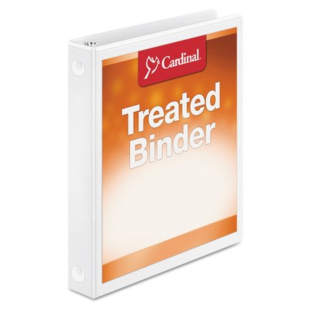 Cardinal 1" Round-Ring View Binder, White 32200